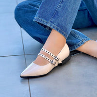 Flat Luna Hueso