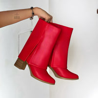 BOTA LADY ROJO