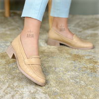 MOCASIN FIORELA BEIGE