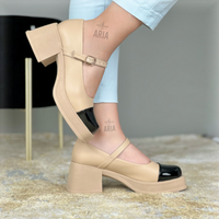 MOCASÍN ROSETTE BEIGE